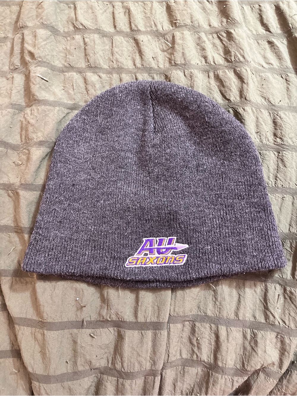 Logofit Alfred University AU Saxons Gray Knit Beanie OSFM